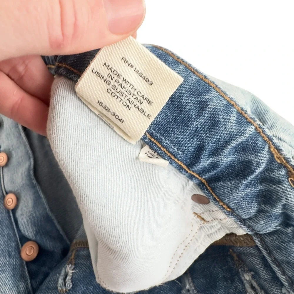 Doen Light Blue Straight Leg Jeans